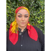 Gucci Authentic Vintage Designer Headscarf, Sunflower Field-Designer headscarf-The Little Tichel Lady