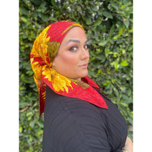 Gucci Authentic Vintage Designer Headscarf, Sunflower Field-Designer headscarf-The Little Tichel Lady