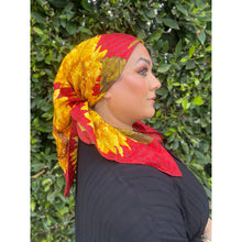 Gucci Authentic Vintage Designer Headscarf, Sunflower Field-Designer headscarf-The Little Tichel Lady