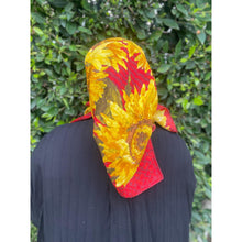 Gucci Authentic Vintage Designer Headscarf, Sunflower Field-Designer headscarf-The Little Tichel Lady
