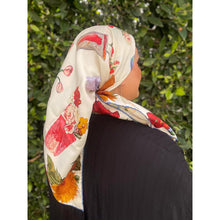 Gucci Authentic Vintage Designer Headscarf, Couture Vases-Designer headscarf-The Little Tichel Lady