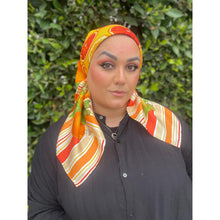 Gucci Authentic Vintage Designer Headscarf, Citrus Botanical-Designer headscarf-The Little Tichel Lady