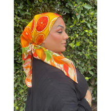 Gucci Authentic Vintage Designer Headscarf, Citrus Botanical-Designer headscarf-The Little Tichel Lady
