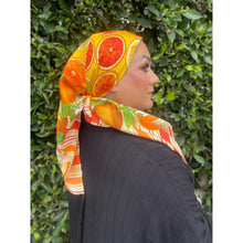 Gucci Authentic Vintage Designer Headscarf, Citrus Botanical-Designer headscarf-The Little Tichel Lady