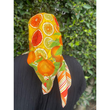 Gucci Authentic Vintage Designer Headscarf, Citrus Botanical-Designer headscarf-The Little Tichel Lady