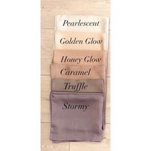 Luster Luxe Squares - Poppy-Squares-The Little Tichel Lady