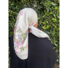 Dior Authentic Designer Headscarf, Pink Flora Print-Designer headscarf-The Little Tichel Lady