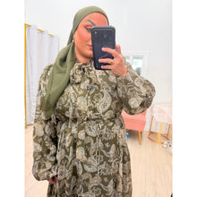 The Willow Maxi Dress - Olive Paisley, XS-2X-dress-The Little Tichel Lady