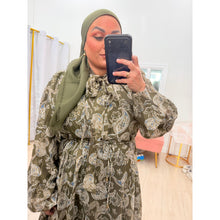 The Willow Maxi Dress - Olive Paisley, XS-2X-dress-The Little Tichel Lady