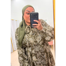 The Willow Maxi Dress - Olive Paisley, XS-2X-dress-The Little Tichel Lady
