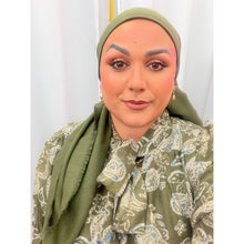 The Willow Maxi Dress - Olive Paisley, XS-2X-dress-The Little Tichel Lady