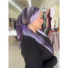 Splash of Brilliance Turkish Cotton Textured Square - Purple/Lavender-Squares-The Little Tichel Lady