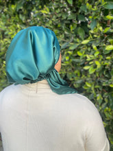 Luxe Satin Non-Slip Pretied - Teal Green-pretieds-The Little Tichel Lady
