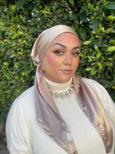 Luxe Satin Non-Slip Pretied - Champagne-pretieds-The Little Tichel Lady