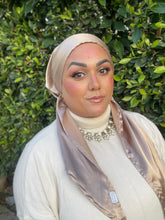 Luxe Satin Non-Slip Pretied - Champagne-pretieds-The Little Tichel Lady