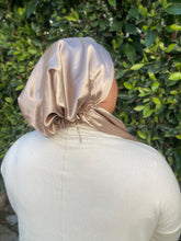 Luxe Satin Non-Slip Pretied - Champagne-pretieds-The Little Tichel Lady