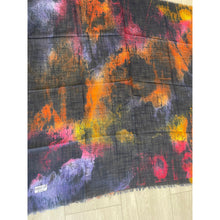 Tie Dye Turkish Cotton Textured Square - Navy/Multi-Squares-The Little Tichel Lady