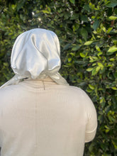 Luxe Satin Non-Slip Pretied - Cream-pretieds-The Little Tichel Lady