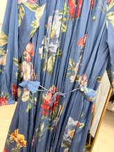 Chic Satin Print Midi Dress - Blue-dress-The Little Tichel Lady