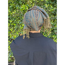 Israeli Pashmina Print Headwrap - Deep Green-Long Wrap-The Little Tichel Lady