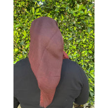 Ombre Cotton Square - Wine/Cherry-Squares-The Little Tichel Lady