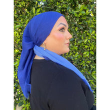 Ombre Cotton Square - Blue-Squares-The Little Tichel Lady