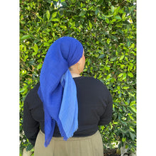 Ombre Cotton Square - Blue-Squares-The Little Tichel Lady