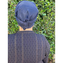 Elegant Slip-On Headcover - Navy Shimmer-Specialty Items-The Little Tichel Lady