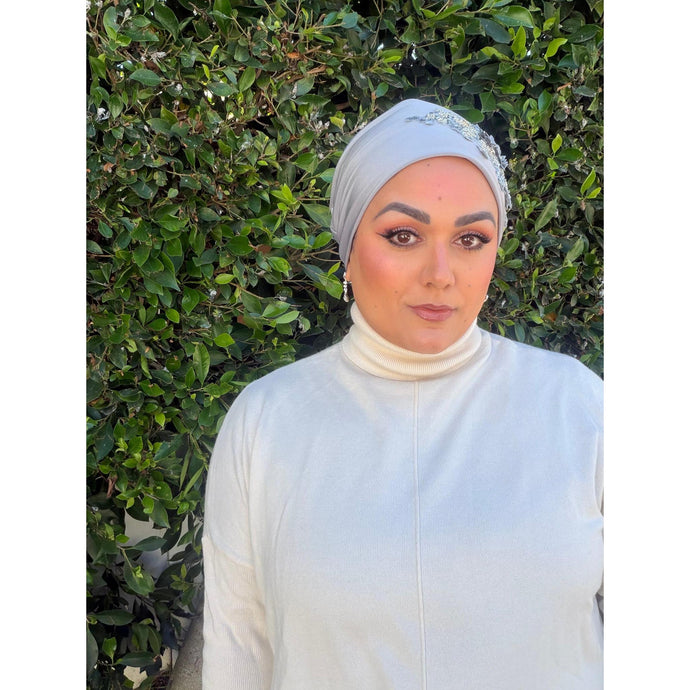 Elegant Slip-On Headcover - Silver-Specialty Items-The Little Tichel Lady