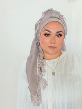 Signature XL Israeli Cotton Square - Dusty Purple-square-The Little Tichel Lady