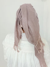 Signature XL Israeli Cotton Square - Dusty Purple-square-The Little Tichel Lady