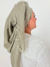 Signature XL Israeli Cotton Square - Muted Olive-square-The Little Tichel Lady