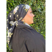 YSL Authentic Vintage Designer Headscarf, Floral Bloom-Designer headscarf-The Little Tichel Lady