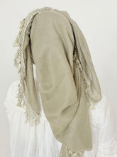 Signature XL Israeli Cotton Square - Muted Olive-square-The Little Tichel Lady