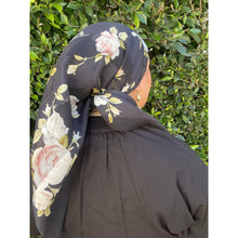 YSL Authentic Vintage Designer Headscarf, Floral Bloom-Designer headscarf-The Little Tichel Lady