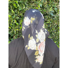 YSL Authentic Vintage Designer Headscarf, Floral Bloom-Designer headscarf-The Little Tichel Lady
