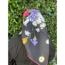 Gucci Authentic Vintage Designer Headscarf, Vivid Flora-Designer headscarf-The Little Tichel Lady