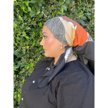 Givenchy Authentic Designer Headscarf, Neutral Abstract Print-Designer headscarf-The Little Tichel Lady