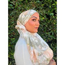 Rinati Lakel - Yom Yom, Sweet Sage/Peach Floral-Specialty Items-The Little Tichel Lady