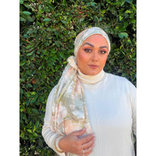 Rinati Lakel - Yom Yom, Sweet Sage/Peach Floral-Specialty Items-The Little Tichel Lady