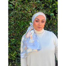 Rinati Lakel - Yom Yom, Calm Blue Floral-Specialty Items-The Little Tichel Lady