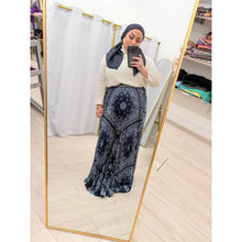 Patchwork Paisley Pleated Maxi Skirt-skirt-The Little Tichel Lady