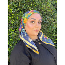 Gucci Authentic Vintage Designer Headscarf, Royal Flora-Designer headscarf-The Little Tichel Lady