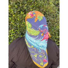 Gucci Authentic Vintage Designer Headscarf, Royal Flora-Designer headscarf-The Little Tichel Lady