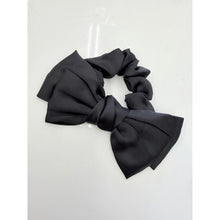 Avigail Lahiani, Headpiece - Black Bow Scrunchie-Headband-The Little Tichel Lady