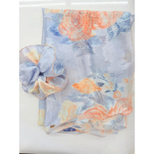 Rinati Lakel - Yom Yom, Calm Blue Floral-Specialty Items-The Little Tichel Lady