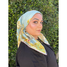 Gucci Authentic Vintage Designer Headscarf, Teacups & Cherubs-Designer headscarf-The Little Tichel Lady