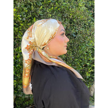 Ferragamo Authentic Vintage Designer Headscarf, Safari Story-Designer headscarf-The Little Tichel Lady