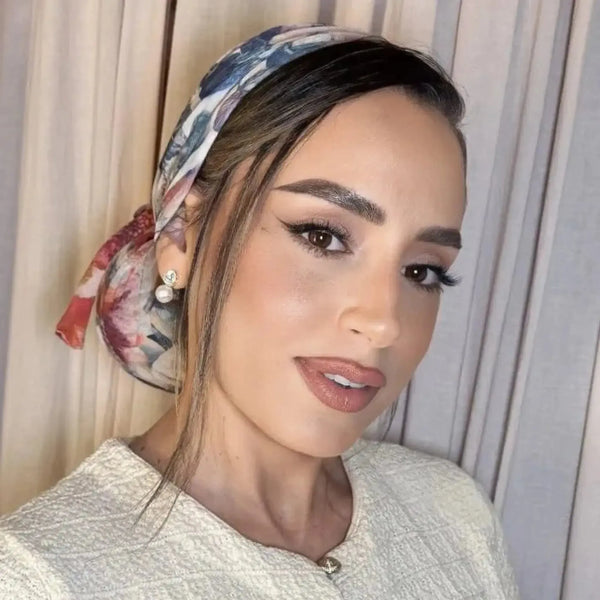 Avigail Lahiani - Slip-on & tie, Floral Print-Specialty Items-The Little Tichel Lady