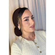 Avigail Lahiani - Slip-On Low Bun Style, Cocoa-Specialty Items-The Little Tichel Lady